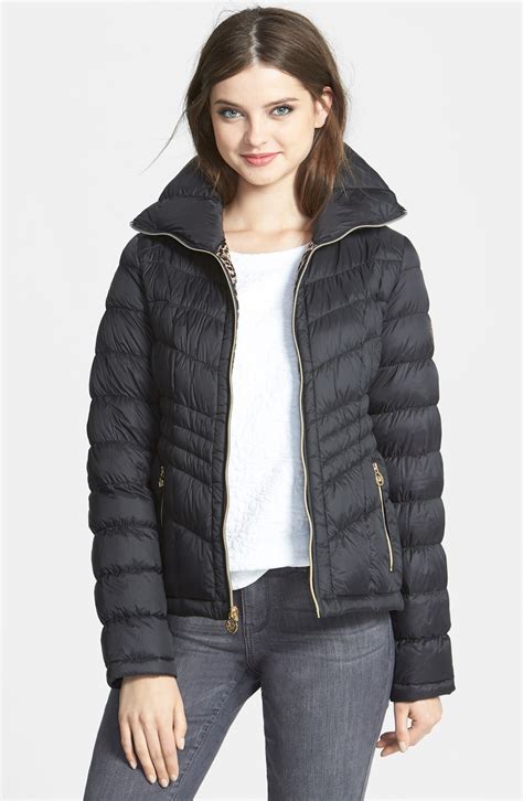 michael kors petite packable down jacket|Michael Kors packable down fill.